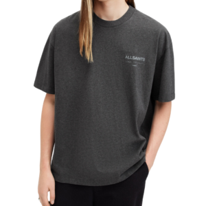 All Saints Underground Oversized Crew Neck T-Shirt
