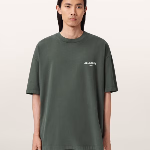 All Saints Halcyon Oversized Crew Neck T-Shirt