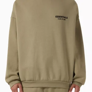 Essentials Fear of God Logo Hoodie in Fleece